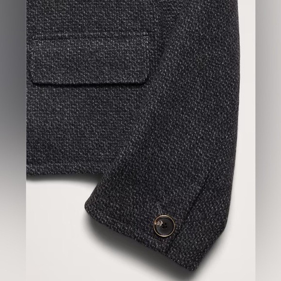 NWT! Banana Republic Midnight Navy Blue Tweed Lady Jacket - Multiple Sizes 💎💫 - Picture 6 of 9